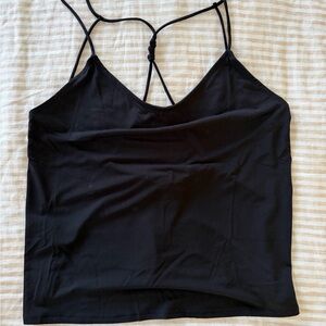 Mango Black Tank Top